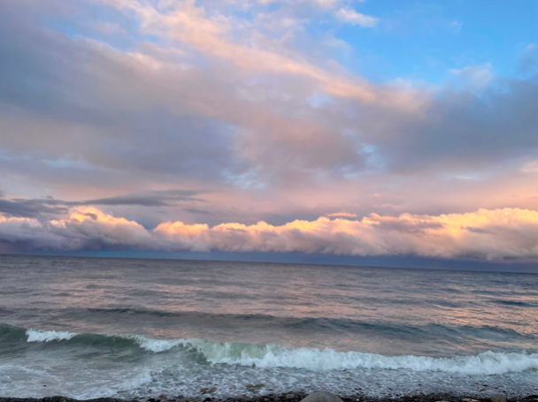 View from Annalong Harbour after a storm. (Figure 1)